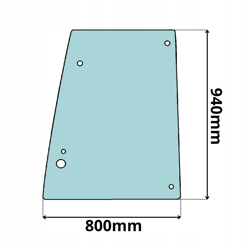 SZYBA BOCZNA LEWA PRAWA HITACHI KOBELCO MANITOU CASE NEW HOLLAND (0172)