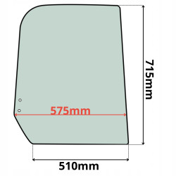 SZYBA PRAWA BOK PRZESUWNA CAT 301.6C 301.8C 302.5C (0327)