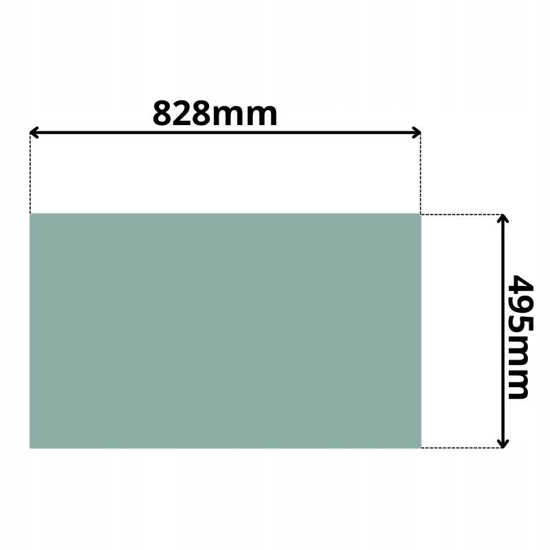 SZYBA PRZÓD DOLNA ZEPPELIN ZM ZR 12 13 15 16 19 (5151)