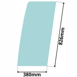 SZYBA BOCZNA DRZWI GÓRNA CAT M313C-M325C 323D 330D (5071)
