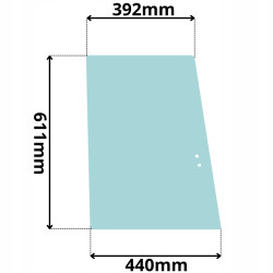 SZYBA PRZESUWNA TYLNA LINDE 394 H40 H45 H50 HENMAR (5166)