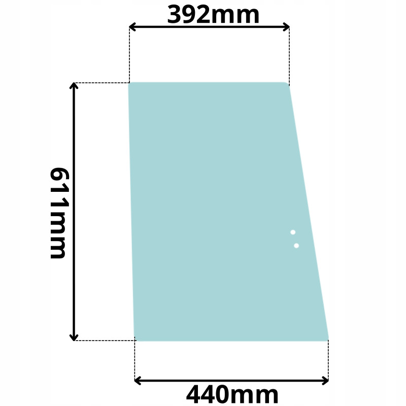 SZYBA PRZESUWNA TYLNA LINDE 394 H40 H45 H50 HENMAR (5166)
