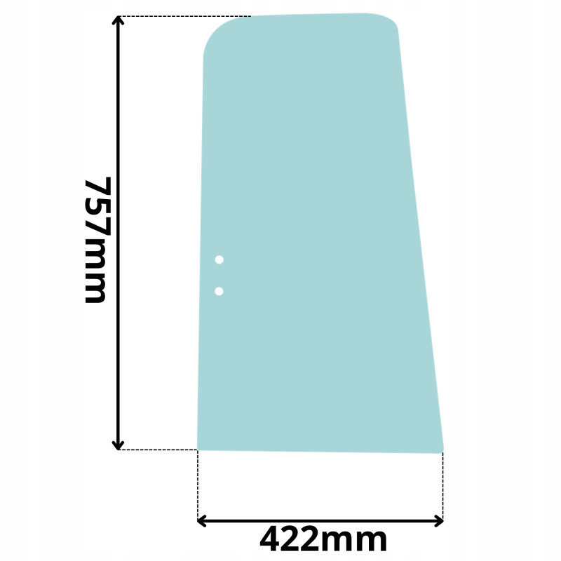 SZYBA BOCZNA GÓRNA DRZWI MECALAC MTX MSX MXT MX -P (5178)