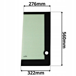 SZYBA LEWA DRZWI DOLNA TYLNA YANMAR VIO (5187)-SITODRUK
