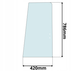 SZYBA BOCZNA LEWA PRZESUWNA TYLNA LIEBHERR 900-944 (5211)