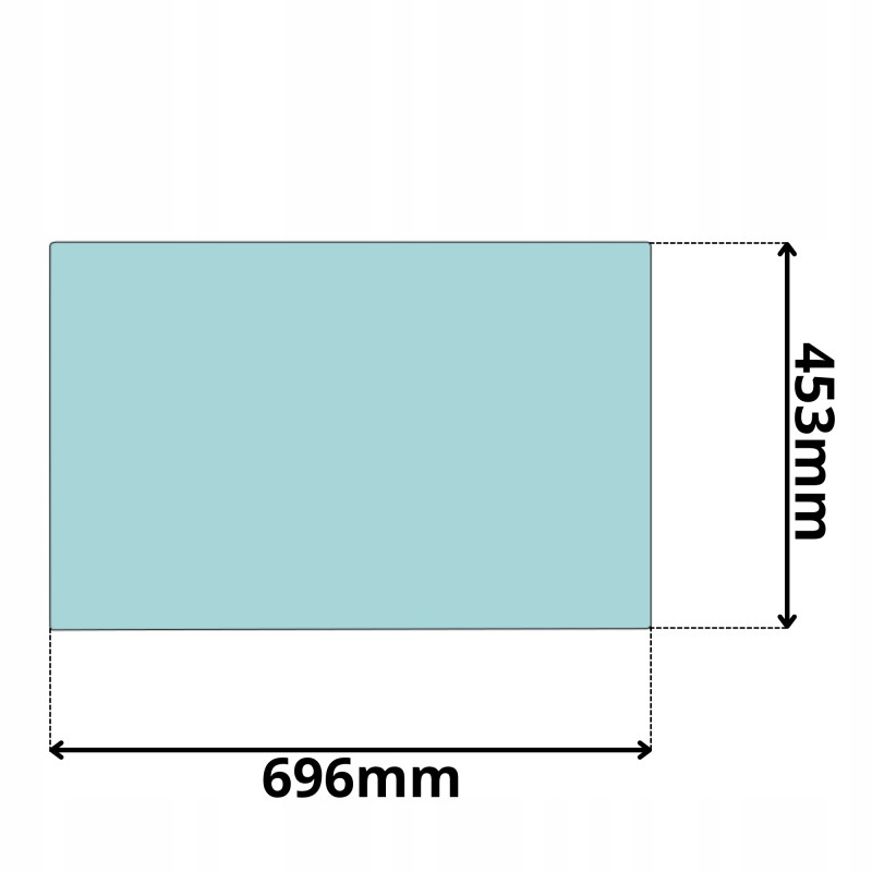 SZYBA PRZÓD CZOŁOWA DOLNA VOLVO SERIA EC (5225)