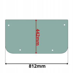 SZYBA CZOŁOWA DOLNA LIEBHERR 900-944 LITRONIC (5227)