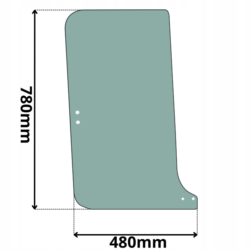 SZYBA PRAWA TYŁ PRZESUWNA TAKEUCHI TB216 TB225 14- (G-0011)