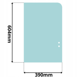 SZYBA BOCZNA TYLNA GÓRNA DRZWI LINDE H20 25 30 H35 (G-0028)