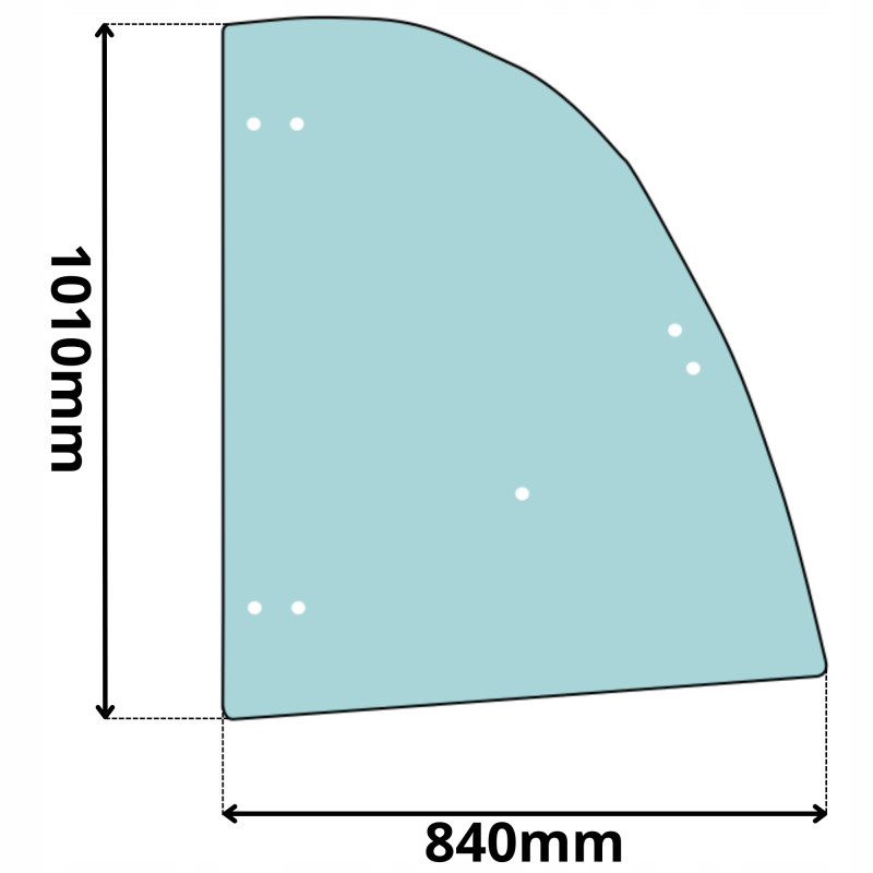 SZYBA BOCZNA PRAWA KRAMER 750 850 950 1150 KL2732 (0619)