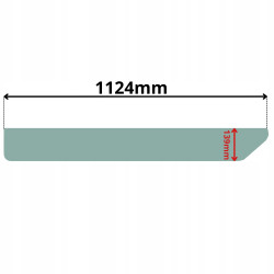 SZYBA BOCZNA PRAWA DOLNA BELL B25D B30 B35 B40 B50 (G-0034)