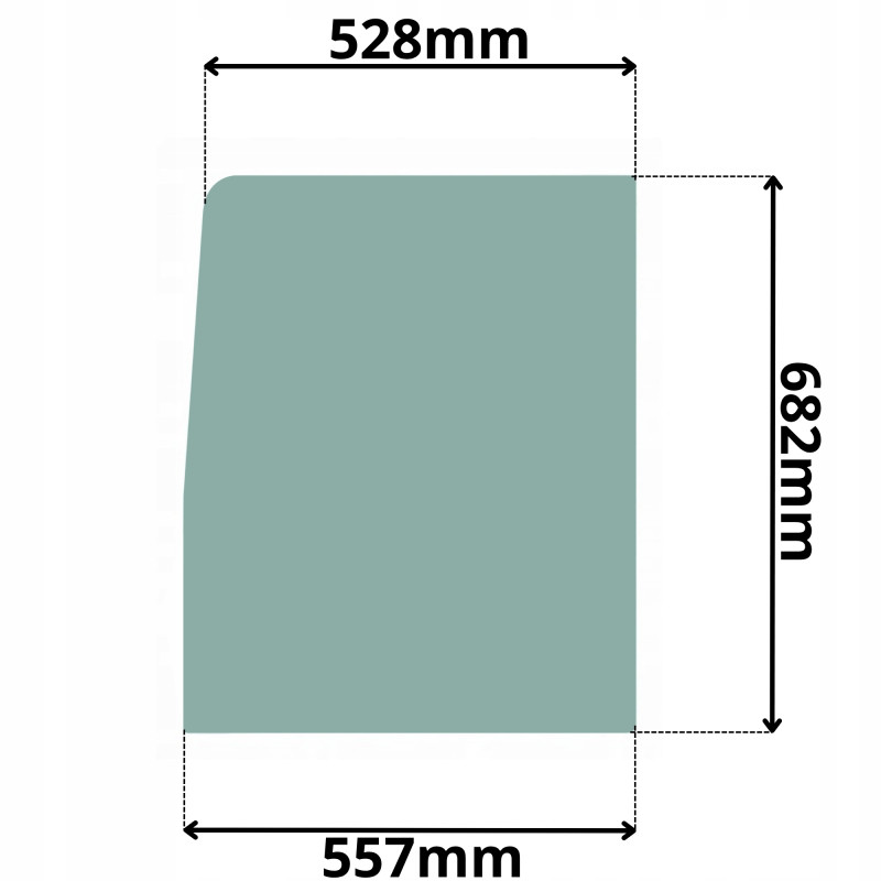 SZYBA BOCZNA PRAWA BELL B25D B30D B35D B40D B50D (G-0037)
