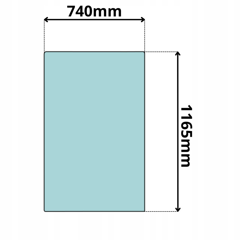 SZYBA PRZÓD MANITOU MT830 840 930 1230 1235 1530 (0655)