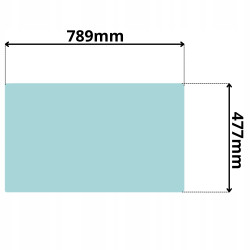 SZYBA DOLNA WACKER NEUSON 1404RD 28Z3-95Z3 EZ28-58 (G-0041)