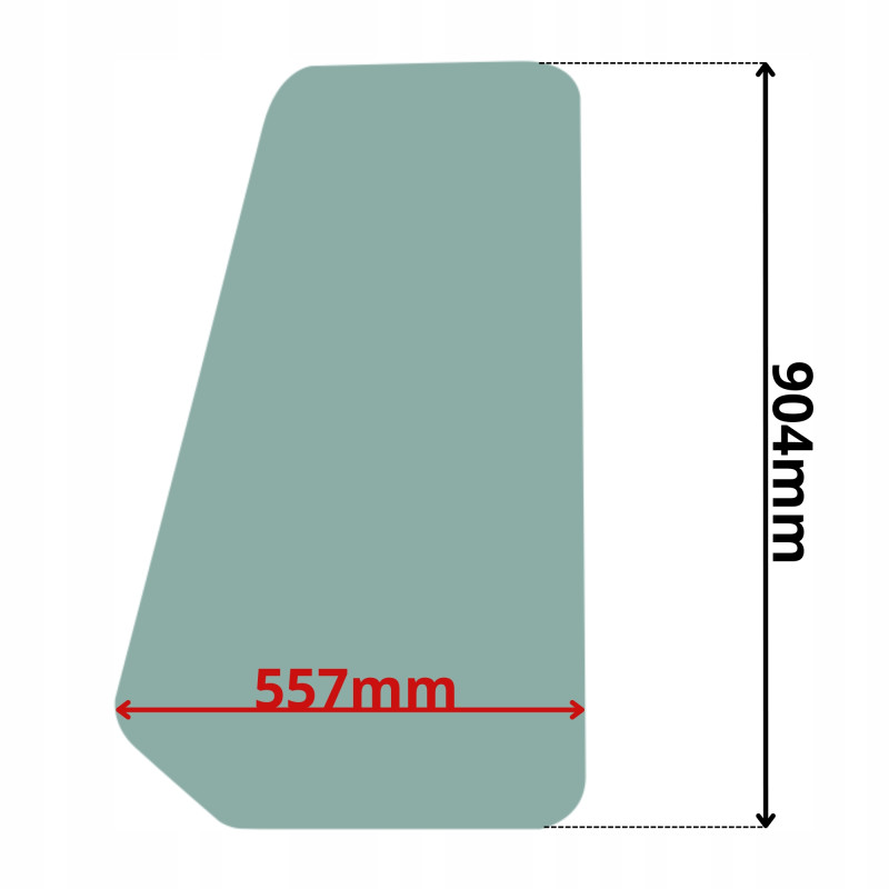 SZYBA BOCZNA LEWA BELL B25D B30D B35D B40D B50D (G-0043)