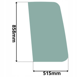 SZYBA BOCZNA PRAWA PRZÓD TAKEUCHI TB216 TB225 14- (G-0038)