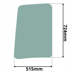SZYBA W DRZWI BOBCAT E25 E26 E32 E35 E42 E50 E55 (G-0046)
