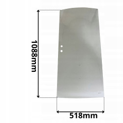 SZYBA TYLNA LEWA MECALAC 10 12 14 MTX MSX MXT MX (G-0058)