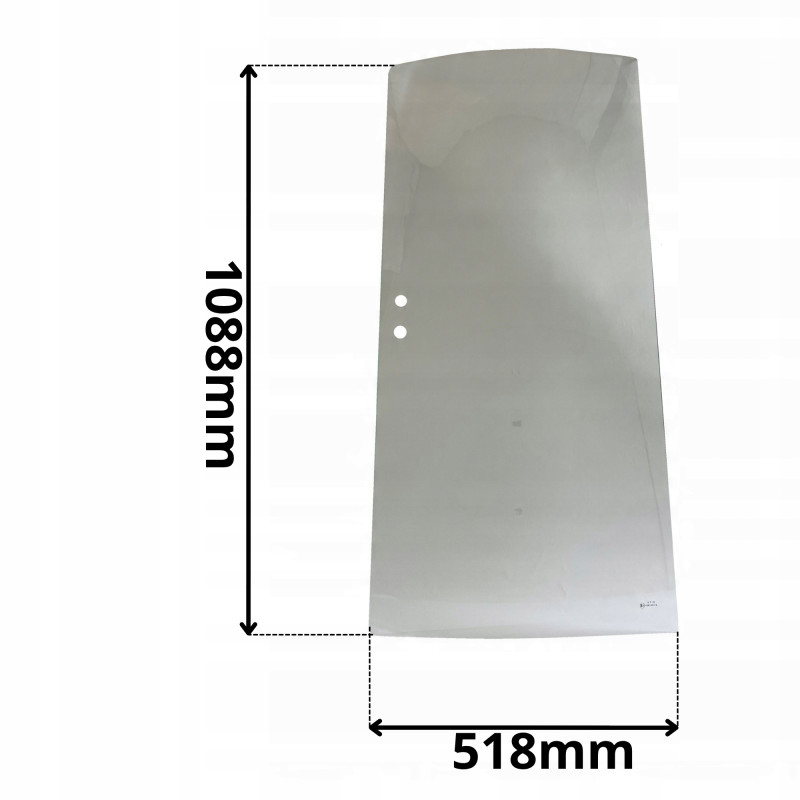 SZYBA TYLNA LEWA MECALAC 10 12 14 MTX MSX MXT MX (G-0058)