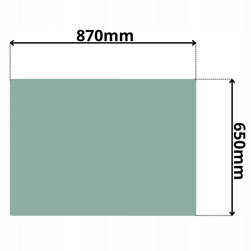 SZYBA TYŁ BOBCAT X320 322 325 331 334 335 337 X341 (G-0063)