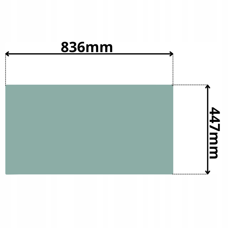 SZYBA PRZÓD DOLNA CASE CX60C NEW HOLLAND E60C 17- (G-0060)