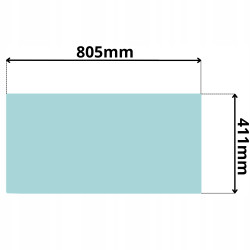 SZYBA PRZÓD DOLNA HITACHI ZX14-3 ZX16-3 ZX17U ZX18 (5142)