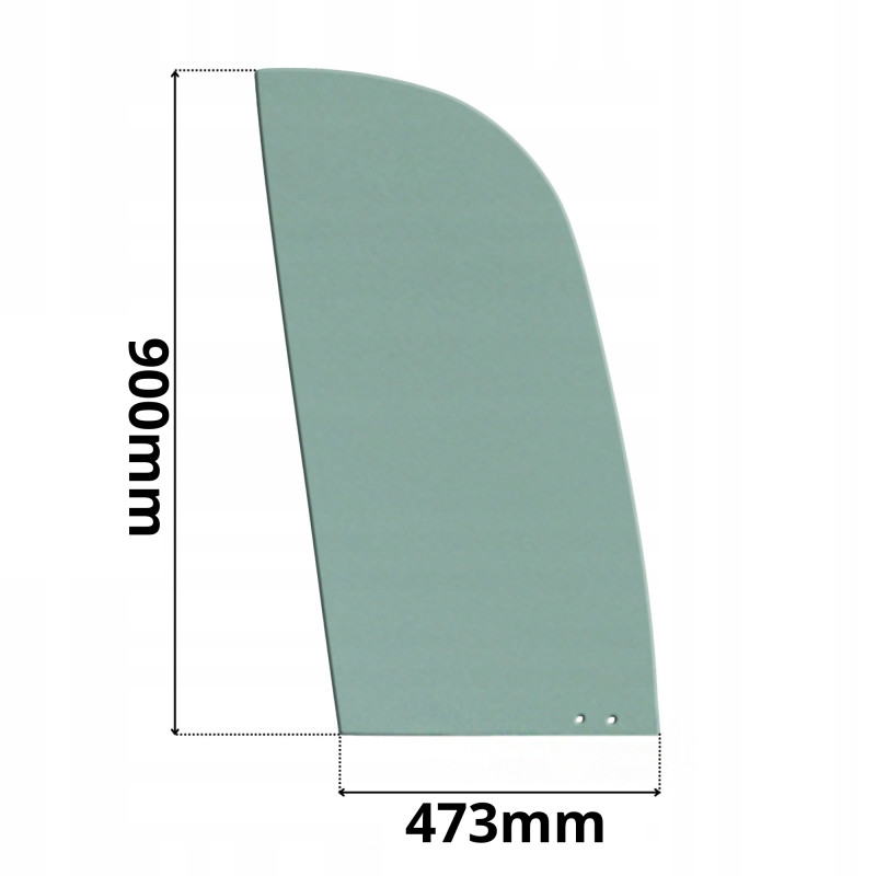 SZYBA BOCZNA PRAWA JCB (0626)
