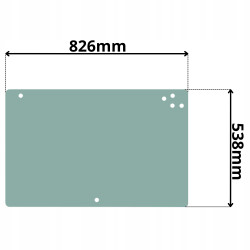 SZYBA TYŁ MERLO PANORAMIC P26.6LP LPT (G-0023)