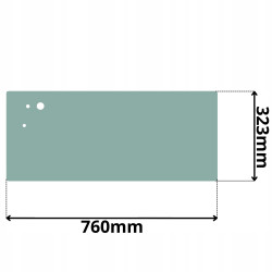 SZYBA CZOŁOWA PRZEDNIA DOLNA BOBCAT (G-0048)