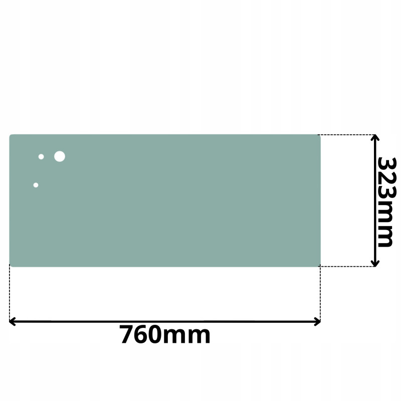 SZYBA CZOŁOWA PRZEDNIA DOLNA BOBCAT (G-0048)