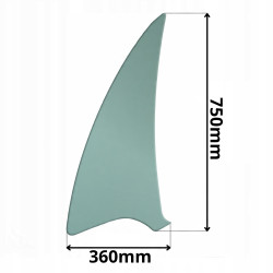 SZYBA DRZWI PRZEDNIA GÓRNA MANITOU (G-0057)