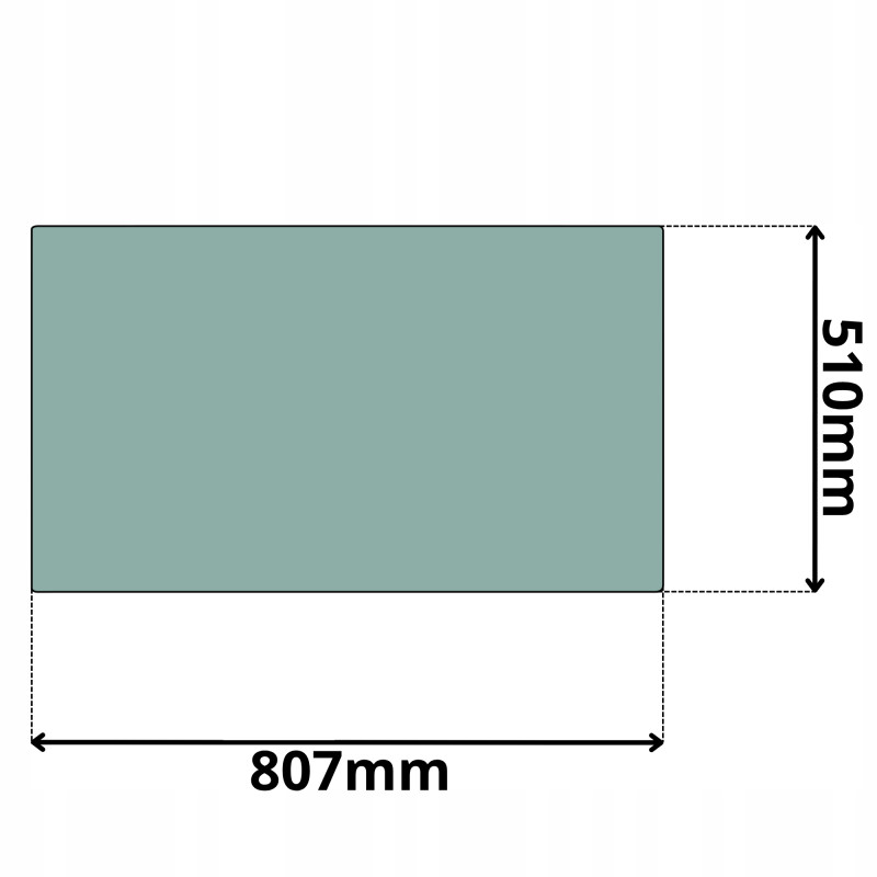 SZYBA PRZEDNIA CZOŁOWA DOLNA ZEPPELIN ZM13 ZM-13 (G-0072)