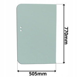 SZYBA BOK BOCZNA PRAWA TYŁ CAT (G-0090)