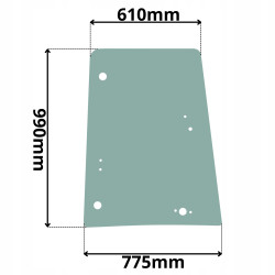 SZYBA BOCZNA ZA DRZWIAMI LEWA PRAWA CAT SERIA F2 (G-0390)