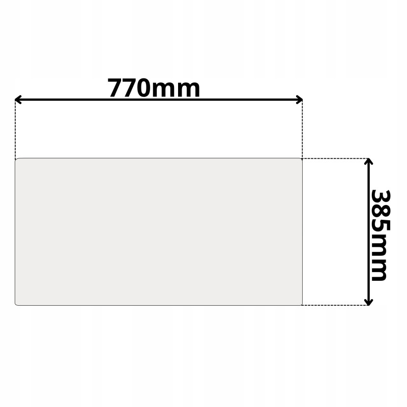 SZYBA TYLNA JCB 110 160 170 180 190 1110 T HF THF (G-0093)