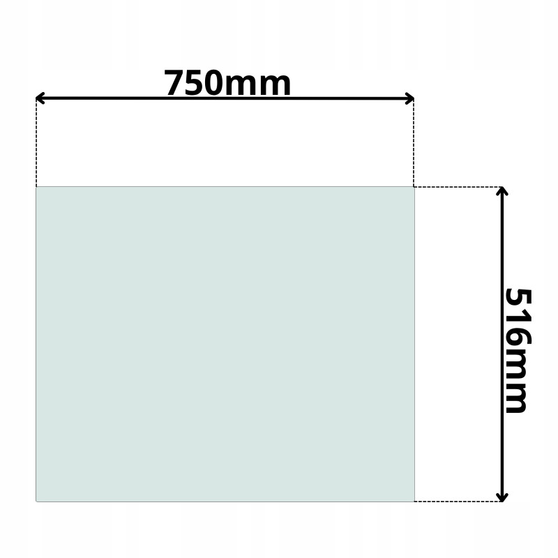 SZYBA PRZEDNIA CZOŁOWA DOLNA SUNWARD SWE25UF (G-0118)