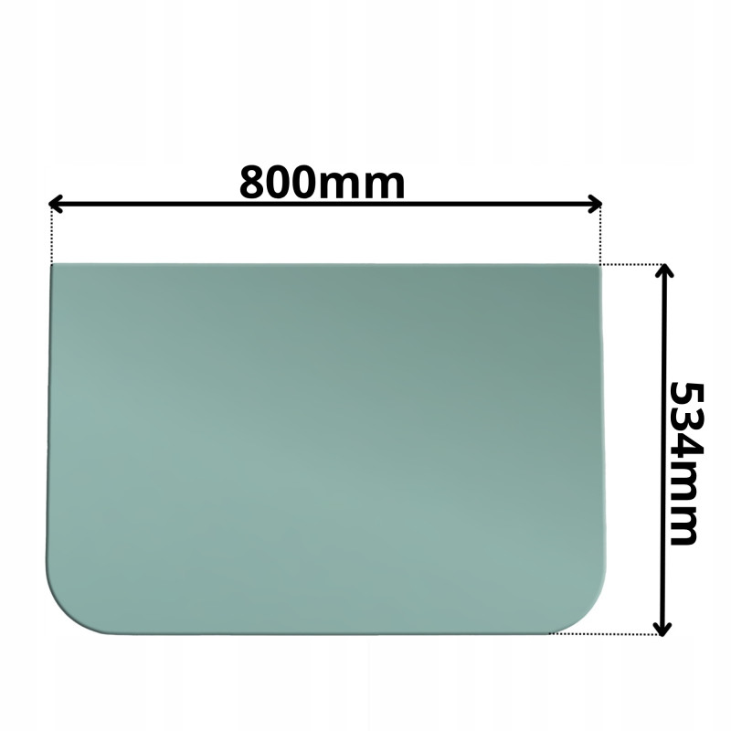 SZYBA PRZEDNIA CZOŁOWA DOLNA AIRMAN JOHN DEERE HITACHI (G-0102)