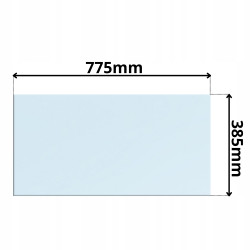 SZYBA CZOŁOWA PRZEDNIA DOLNA CAT (G-0105)