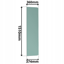 SZYBA DRZWI LEWA TYLNA TAKEUCHI TB23R (G-0096)