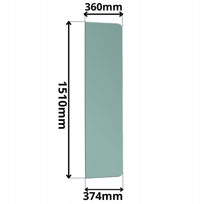 SZYBA DRZWI LEWA TYLNA TAKEUCHI TB23R (G-0096)