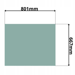 SZYBA PRZEDNIA DOLNA CZOŁOWA CASE FERMEC (G-0314)