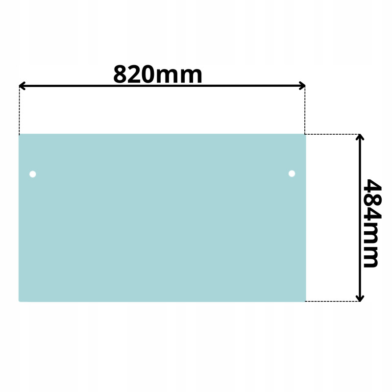 SZYBA PRZÓD DOLNA TEREX FUCHS MHL RHL 331 340 370 380 (5022)