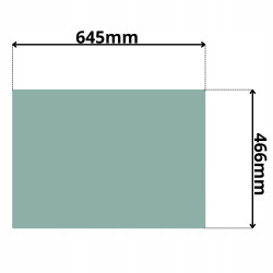 SZYBA PRZÓD DOLNA CZOŁOWA VOLVO ECR145 235 305 CD (G-0153)