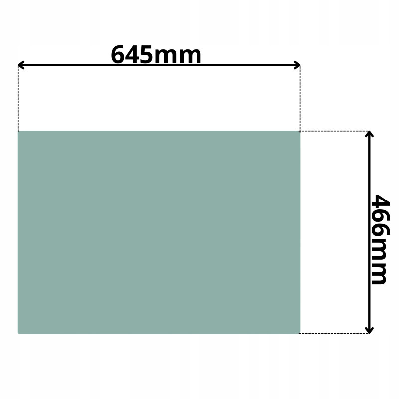 SZYBA PRZÓD DOLNA CZOŁOWA VOLVO ECR145 235 305 CD (G-0153)