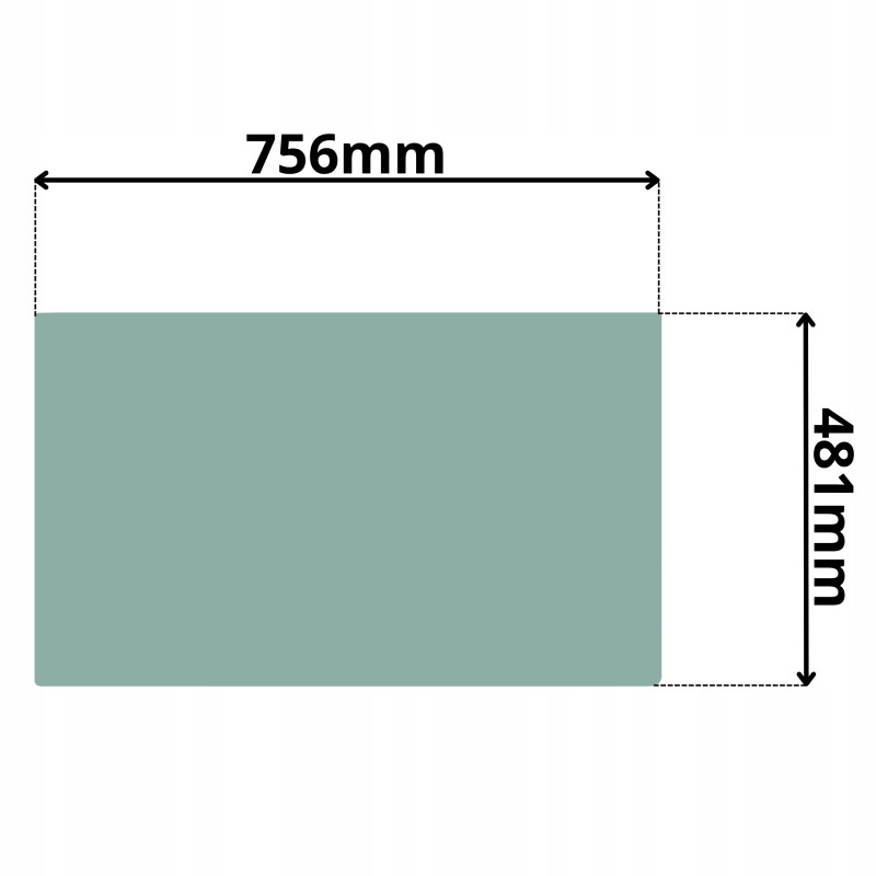 SZYBA CZOŁOWA DOLNA HYUNDAI NEW HOLLAND CASE (G-0135)