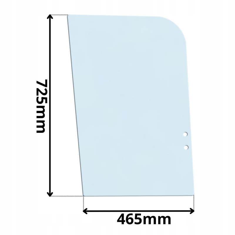 SZYBA PRAWA BOCZNA GÓNA PRZEDNIA CAT (G-0122)