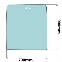 SZYBA PRZÓD CZOŁOWA GÓRNA MECALAC 714 714MW 714MC (0647)