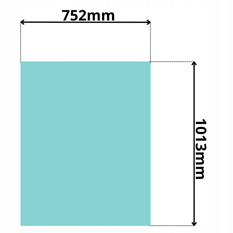 SZYBA CZOŁOWA PRZEDNIA GÓRNA KOMATSU PW (G-0186)