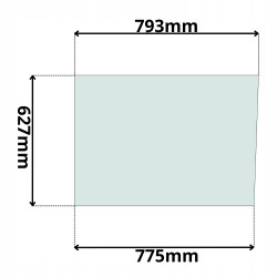 SZYBA TYŁ TYLNA KUBOTA KX (G-0081)