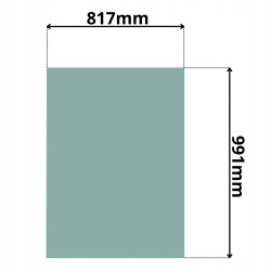 SZYBA PRZÓD CZOŁOWA GÓRNA BOBCAT DOSAN DAEWOO DX (G-0415)